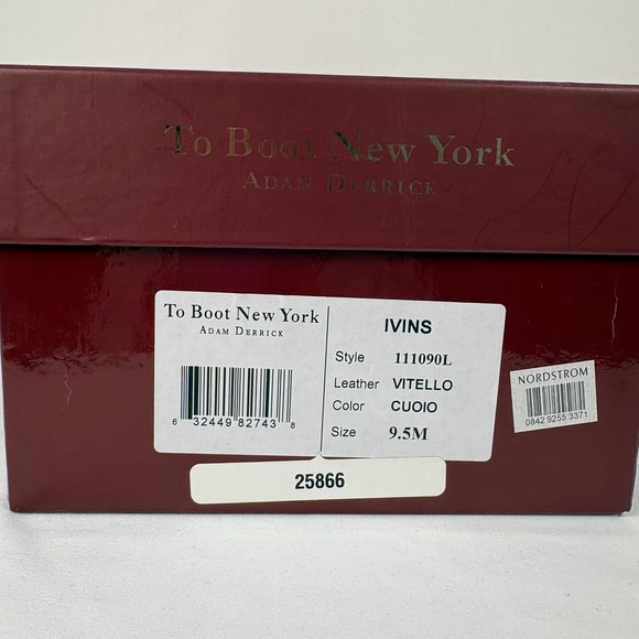 To Boot New York Adam Derrick Ivins Brown Leather‎ Lace Up Dress Shoes 9.5 main image 5